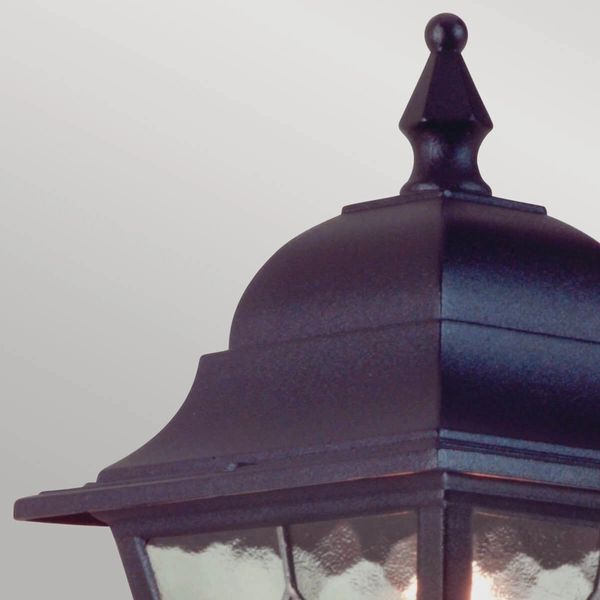 Latarnia na elewację Norfolk NR1-BLK Elstead vintage ogrodowa czarna