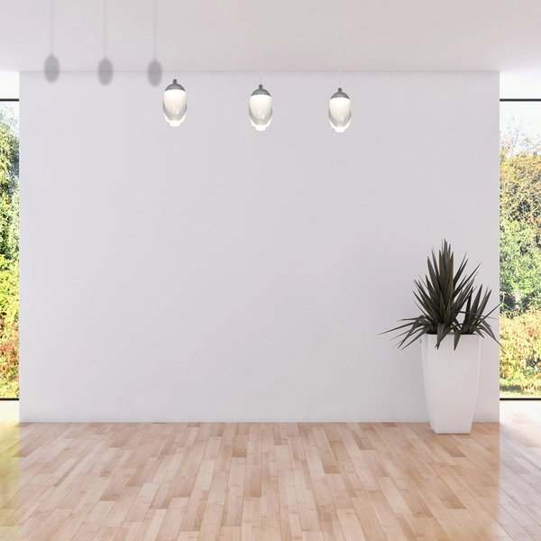 LAMPA wisząca OVO ML428 Milagro zwis OPRAWA listwa sufitowa LED 15W 4000K krople łezki drop chrom białe