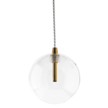 Szklana lampa wisząca GLOBO GLOBO-HD80306-G4 kula złota