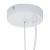 Regulowana lampa do salonu Stone DN426-600 wiszący kamień metalowy biały outlet