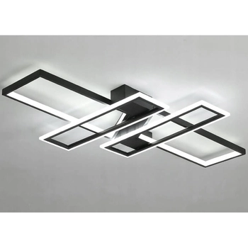 Salonowa lampa sufitowa SLP8192 LED 75 frames czarna