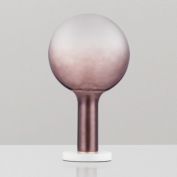 Biurkowa lampa do gabinetu JAVIER LE44482 LED 3W 3000K brązowa biała