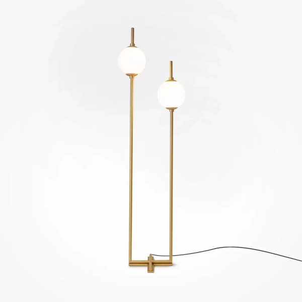 Podłogowa lampa The Sixth Sense Z020FL-L12BS3K LED 12W 3000K kule mosiądz