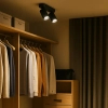 Sufitowa punktowa lampa Yorli 73082 cylindryczna tuba czarny