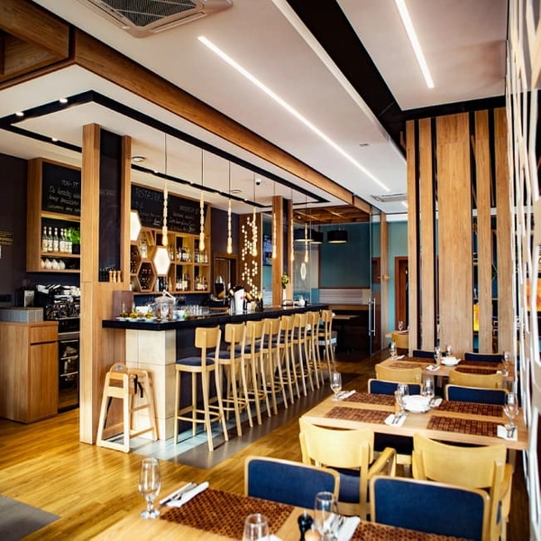 Wpuszczana lampa liniowa Lupinus 2120006202-1 Elkim LED 28W 4000K biała