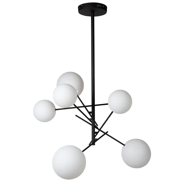 Molekułowa lampa sufitowa ALARA 46417/06/30 Lucide nad stół czarny biały