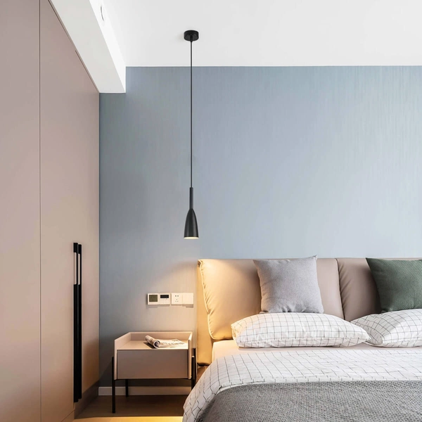 LAMPA wisząca SOLIN LP-181/1P BK Light Prestige metalowa OPRAWA zwis czarny