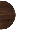 Okrągła lampa naścienna Laura 41094 round koło do holu brązowa