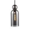 Loftowa wisząca lampa Tao TAO0110 do salonu czarny przydymiona