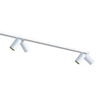 Sufitowa lampa kierunkowa Mono listwa do pokoju biała złota