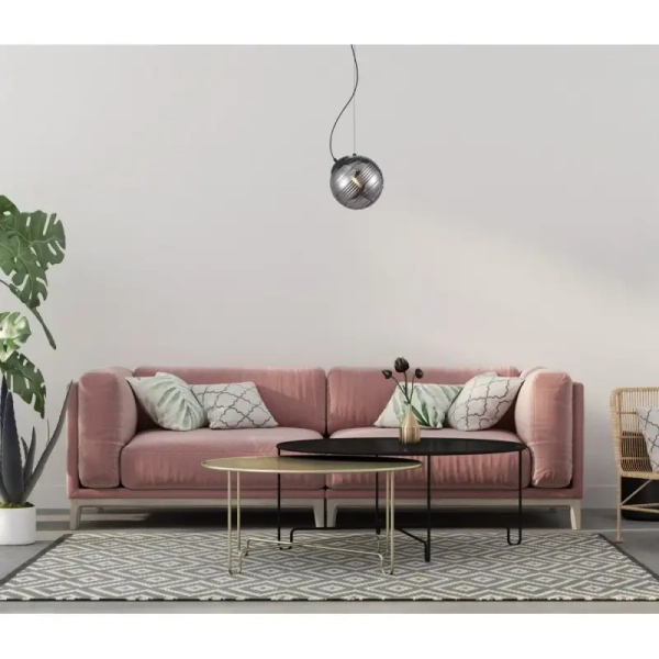 Wisząca lampa kula Perona PND-92389-1-BK Italux czarny grafitowy