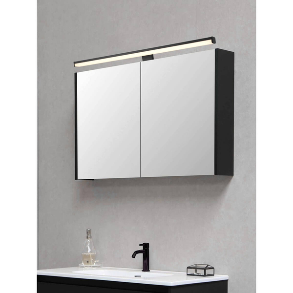 Ścienny kinkiet LINO 284116032 LED 11W 3000K IP44 do łazienki czarny
