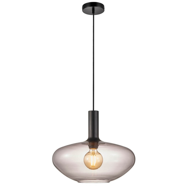 Jadalniana lampa wisząca Alton 48973047 czarny przydymiony