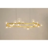 Lampa wisząca molekuły ALURE MSE1501100551 do salonu złote przezroczyste