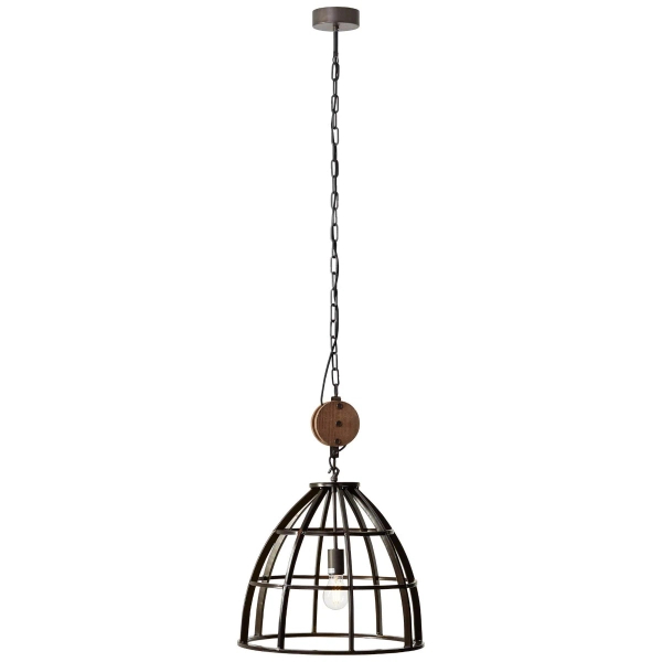 Loftowa wisząca lampa Matrix 93411/76 regulowana na łańcuchu czarny