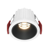 Lampa wpuszczana Alfa DL043-01-10W3K-D-RD-WB LED 10W 3000K biały czarny