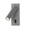 Nowoczesna ścienna lampa Nova WL-46376-1-GR LED 2,5W 3000K tuba szara