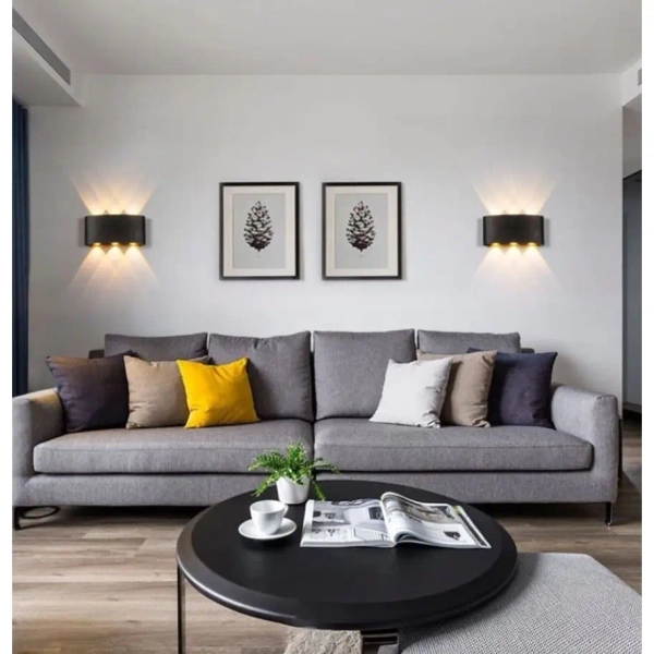 Elewacyjna lampa Clada CGCLADALED6W LED 6W 4500K góra-dół IP65 czarny