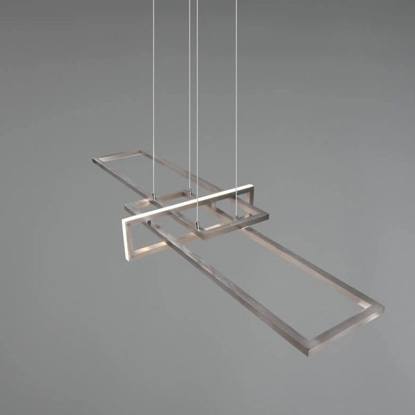 Lampa wisząca ściemnialna Salinas 320310307 LED 34W 3000K srebrna