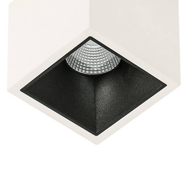 Natynkowa lampa Alden SLC78001/18W 3000K WH+BL LED 18W 3000K czarna biała