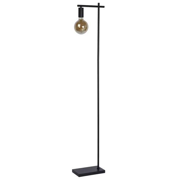 Stojąca lampa metalowa Leanne 21721/01/30 Lucide loftowa czarna