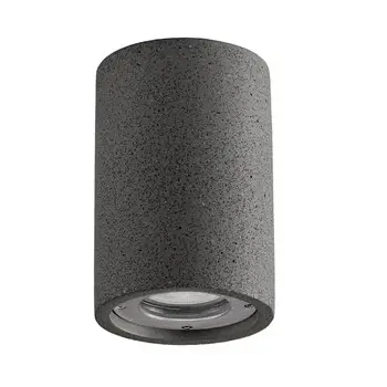 Plafon z piaskowca MIRENZO LE75182 na taras tubka IP65 czarny