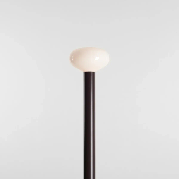 Stojąca owalna lampa Flo Floor Mokka 7000A28_M brązowa