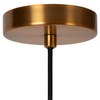 Lampa wisząca nad stół Corina 03447/52/30 klosz siatka czarna złota