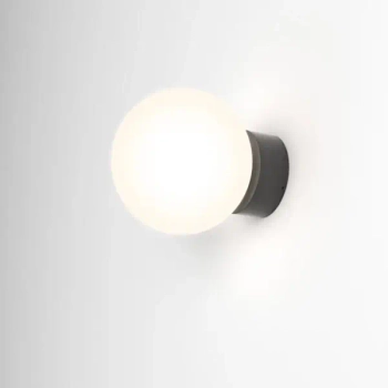 Ścienna lampa biała czarna do łazienki MODERN BALL LED 9W 3000K kulista sufitowa 47000-M930-PW-00-12