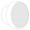 Lampa ścienna CAMELLO ST-DL-8535 gold LED 2,5W 3000K przezroczysta złota
