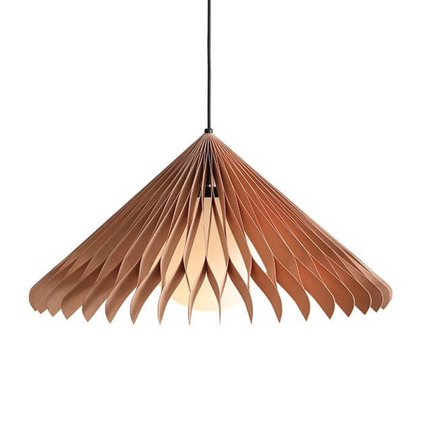 Skandynawska lampa wisząca SUN 1140G_L Aldex boho drewniany