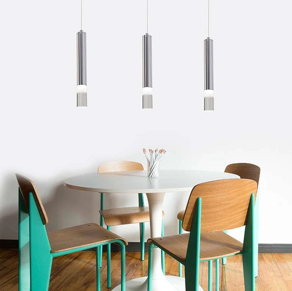 LAMPA wisząca ICE ML322 Milagro zwis OPRAWA listwa sufitowa LED 15W 4000K tuby sople chrom