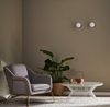 Loftowa LAMPA ścienna ASTRA 20774103 Kaspa szklana OPRAWA kinkiet kula chrom biała