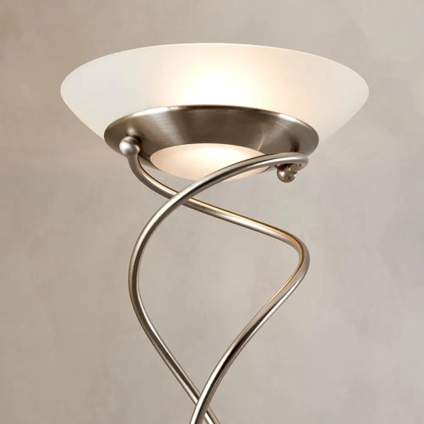 Podłogowa lampa do czytania Monaco MONACO-S.C. regulowana chrom