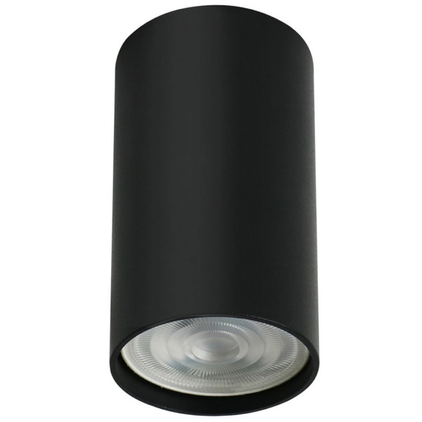 Plafon LAMPA sufitowa TUBA 2284392 Candellux metalowa OPRAWA spot okrągły plafoniera downlight czarny
