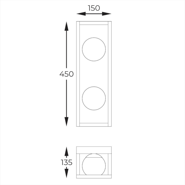 Lampa ścienna Piro MB3115-2-3BT LED 13W 3000-6000K z pilotem biała czarna
