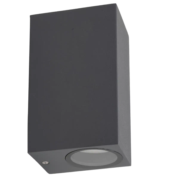 Naścienna lampa zewnętrzna Axis 10970 prostokątna IP44 szary