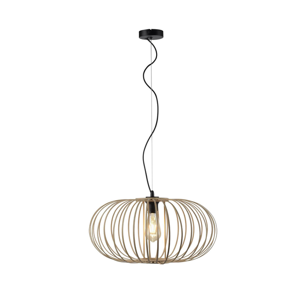 Ekologiczna lampa wisząca Racoon industrial drewniana