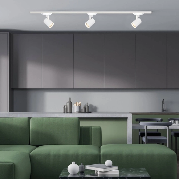 Lampa do szyn jednofazowych Volf ML0673 Milagro do salonu biały