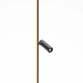 Ściemnialna stojąca lampa Thin MOD395FL-L28B3K LED 14W 3000K czarna