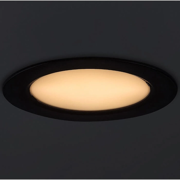 Okrągła lampa podtynkowa SHAUN2 71225 LED 6W 3000K sufitowa czarny