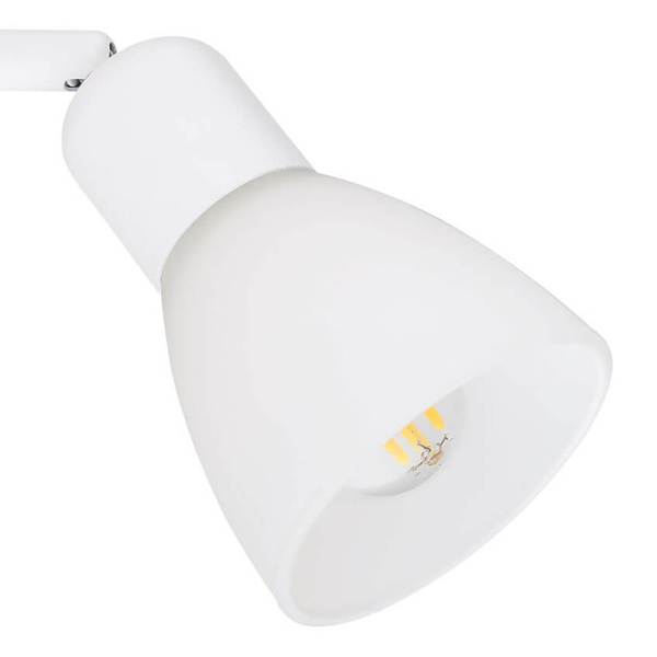 Metalowy kinkiet ścienny Malta LP-877/1W WH Light Prestige regulowany biały