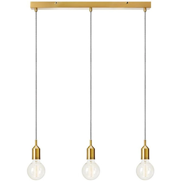 Wisząca lampa BRONX 108097 Markslojd metalowa loftowe oprawki mosiądz