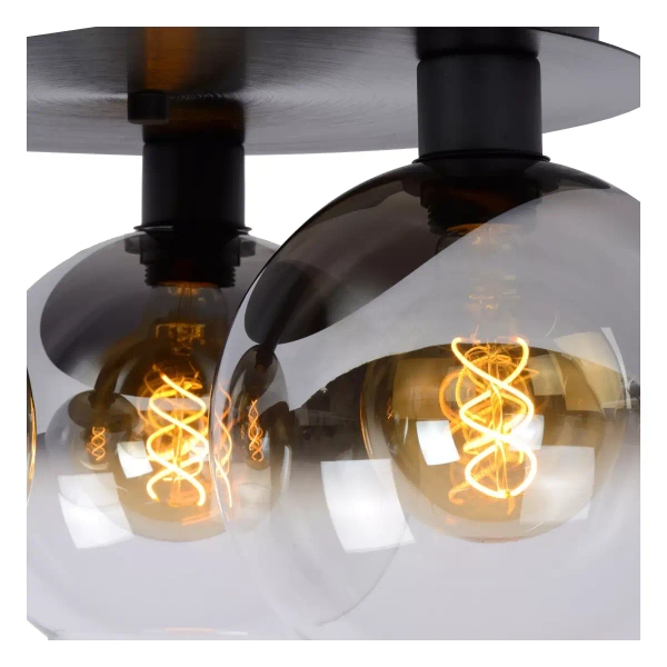 Sufitowa lampa do salonu MARIUS 74114/03/30 Lucide szklana kula złoty