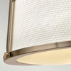 Sufitowa lampa tkaninowa Charlotte HK-CHARLOTTE-SF-BC złoty