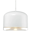 Nowoczesna LAMPA wisząca TRONDHEIM P01086WH Cosmolight metalowa kopuła zwis biały