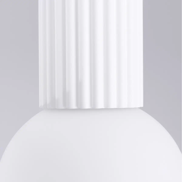 Kulista sufitowa lampa HALO SL.1708 do łazienki IP44 biała