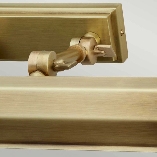 Regulowany kinkiet ścienny Chawton CHAWTON-PLM-AB Elstead mosiądz