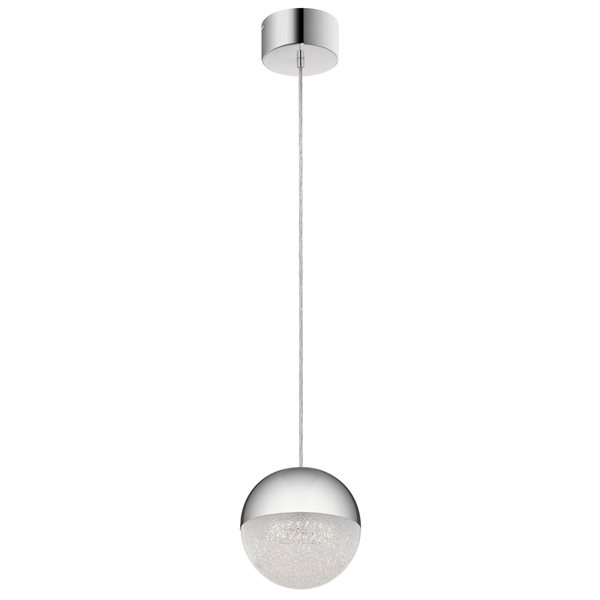Lampa do salonu wisząca QN-MOONLIT-P-PC polerowany chrom