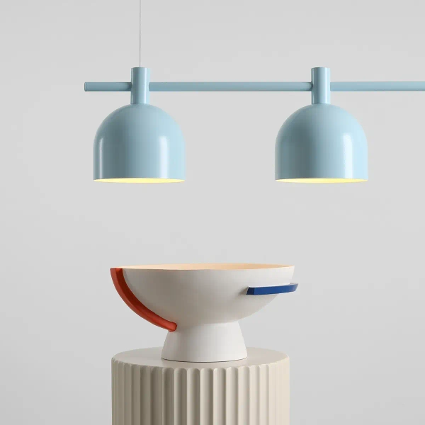 Potrójna wisząca lampa Beryl 976E_29 nad wyspę niebieska